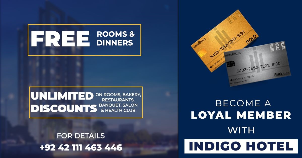 Indigo Hotel loyalty Card
