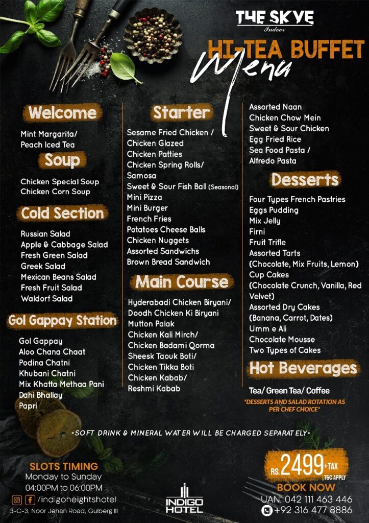 the skye restaurant on 17th floor of the Indigo Hotel 